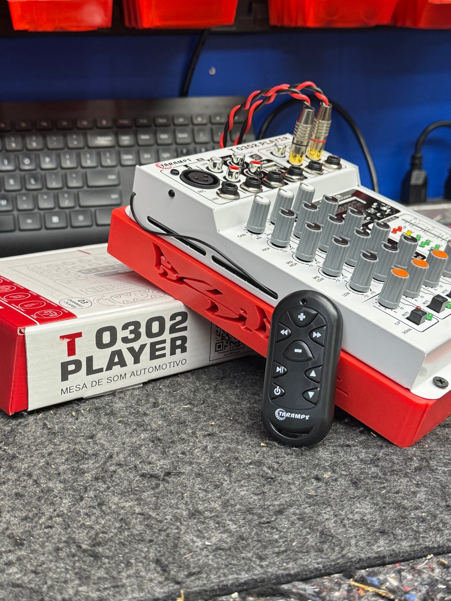 Bside Mixer Box – Bluetooth Control, 20FT Wiring & Long-Range Remote (Pre-Order)
